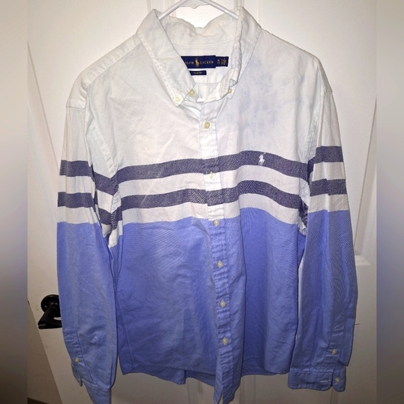 Ralph Lauren men's long sleeve button-down shirt in an XLT. - Picture 1 of 7